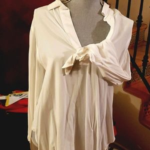 White J Crew blouse